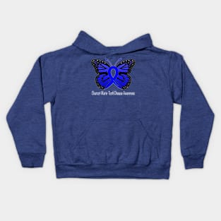 Charcot-Marie-Tooth Disease Butterfly of Hope Kids Hoodie